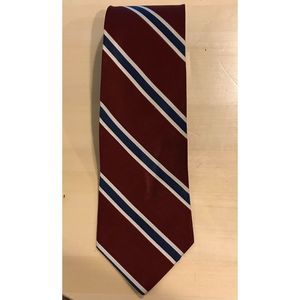 Tommy Hilfiger Men's 100% Silk Tie, Striped